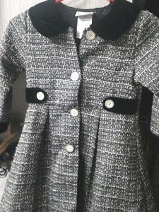 Girls&#39; Tweed Dress Coat