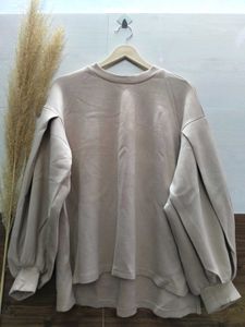 Loose Fit Beige Top
