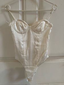 Zara Satin Bodysuit
