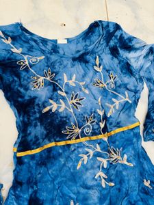 Trendy Blue Frock