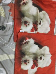 Cute Bear Pillow Covers (Set of 2)