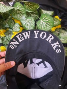 NY Pinstripe Trucker Hat