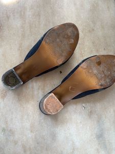 Navy Blue Mc GREEN Slides