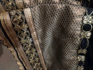 Ethnic Black Gown With Beautiful Embroidery And Lace