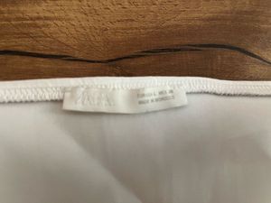 Zara White Bow Detail Top