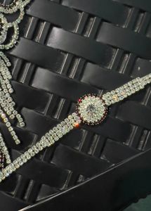 White Stone Jewelry Set