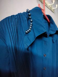 Nevy Blue Party Wear Top