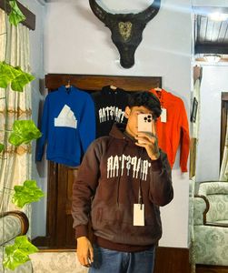 Trap Star Print Hoodie
