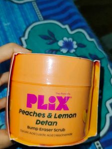 PLIX Peaches & Lemon Detan Bump Eraser Scrub