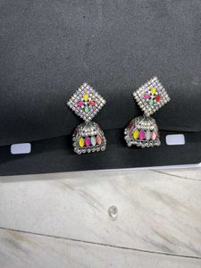 Oxidised Earring