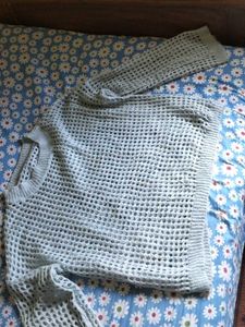 Openwork Knit pullover