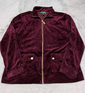 🙂‍↔️🔥 Vintage Ralph Lauren Velour Jacket