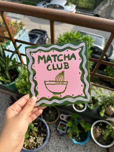 Handmade Matcha Poster