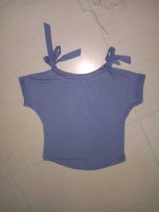 Cute Ballerina Tie-Shoulder Top