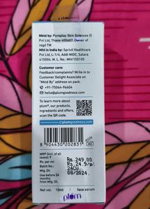 Plum Rice Water &amp; Niacinamide Serum