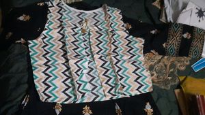 Pure Cotton Anarkali Kurti With Jacket