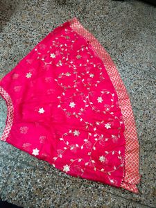 Rajputana Gota Patti Peach Pink  Lehenga