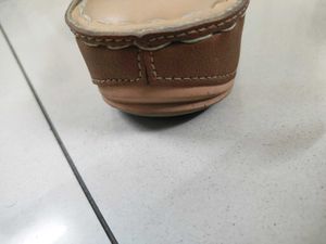Brown Leather Wedges