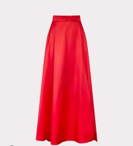 Satin Flare Maxi Skirt
