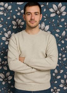 Spao New Basic Cream Sweatshirt