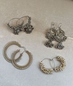 4 Sets Of Jhumkas 🤍