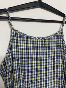 Plaid Slip Dress
