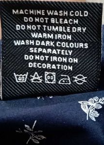 Diesel Navy Printed Cotton Shirt