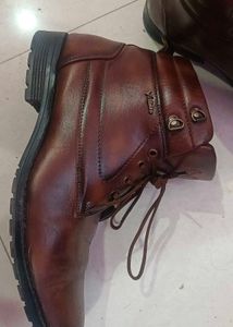 Vellinto Dust-off Synthetic Leather Boots For Men