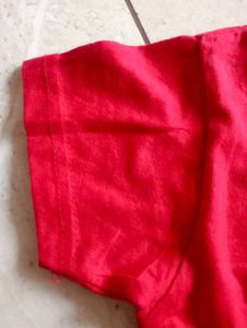 Cute Red Cat Face T-Shirt