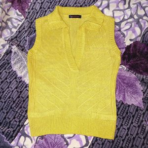 Korean V Neck Knitted Top (Made In Korea)
