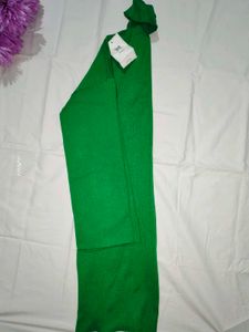 Green Turtleneck Dress