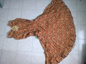 Long Gown With Full Sleeve Coat