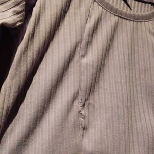 Lavendar Round Neck Full Sleeves