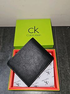 Calvin Klein Leather Wallet ( BLACK )