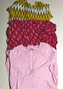 3 Kurta Combo