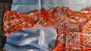 Floral Orange Dress