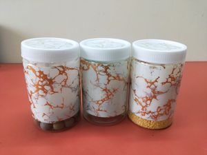 3 Plastic Containers each With 250g Capacity