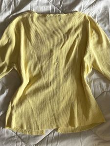 Butter Yellow Cardigan