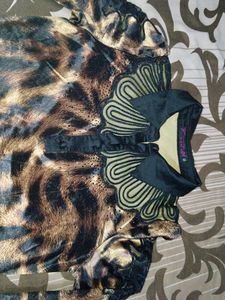 Hongjima Animal Print Stylish Top