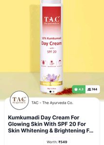 10% Kunkuma Day Cream With SPF 20