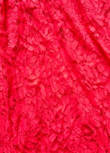 Red Lace Party Dress