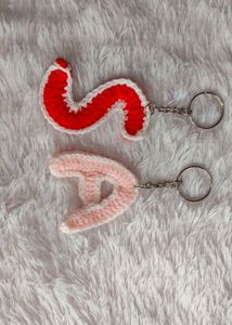 Crochet Letter Keychains