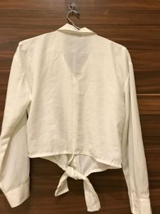 Detailed Tie-up Shirt
