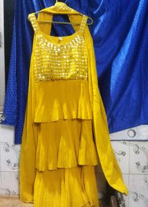 Yellow Layered Dress