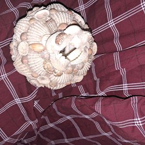 VINTAGE SEASHELL POT