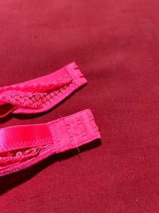 Pink Lace Garter Belt – Size S