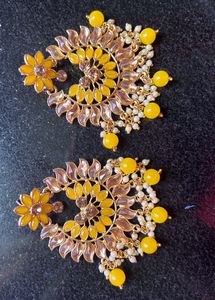 Golden Glow: Embrace Sunshine with Yellow Earrings