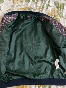 Zara Embroidered Bomber Jacket