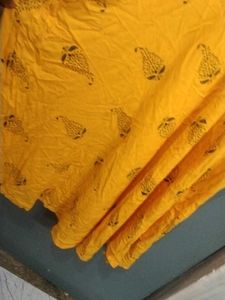 Yellow Colour Gown Free Size Xll