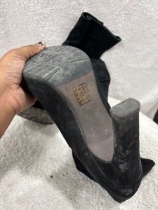 Black Suede Boots